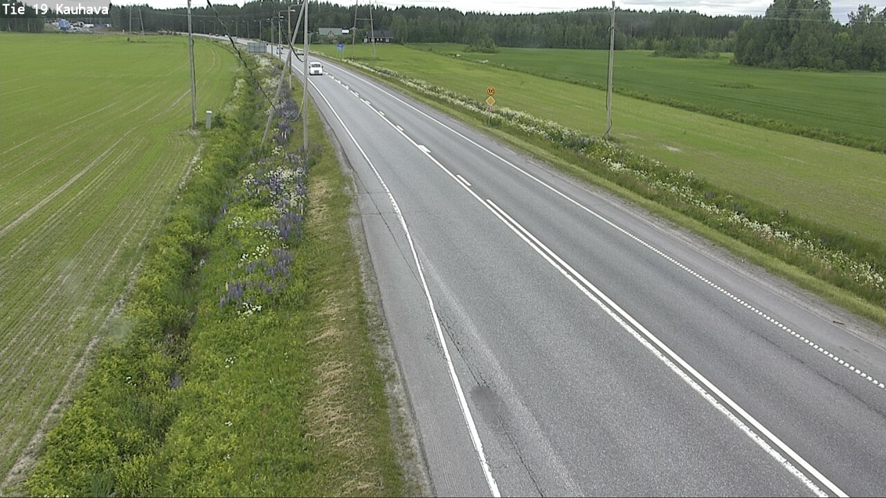 Weather Camera Image Väg 19 Kauhava, Kauhava, Etelä-Pohjanmaa