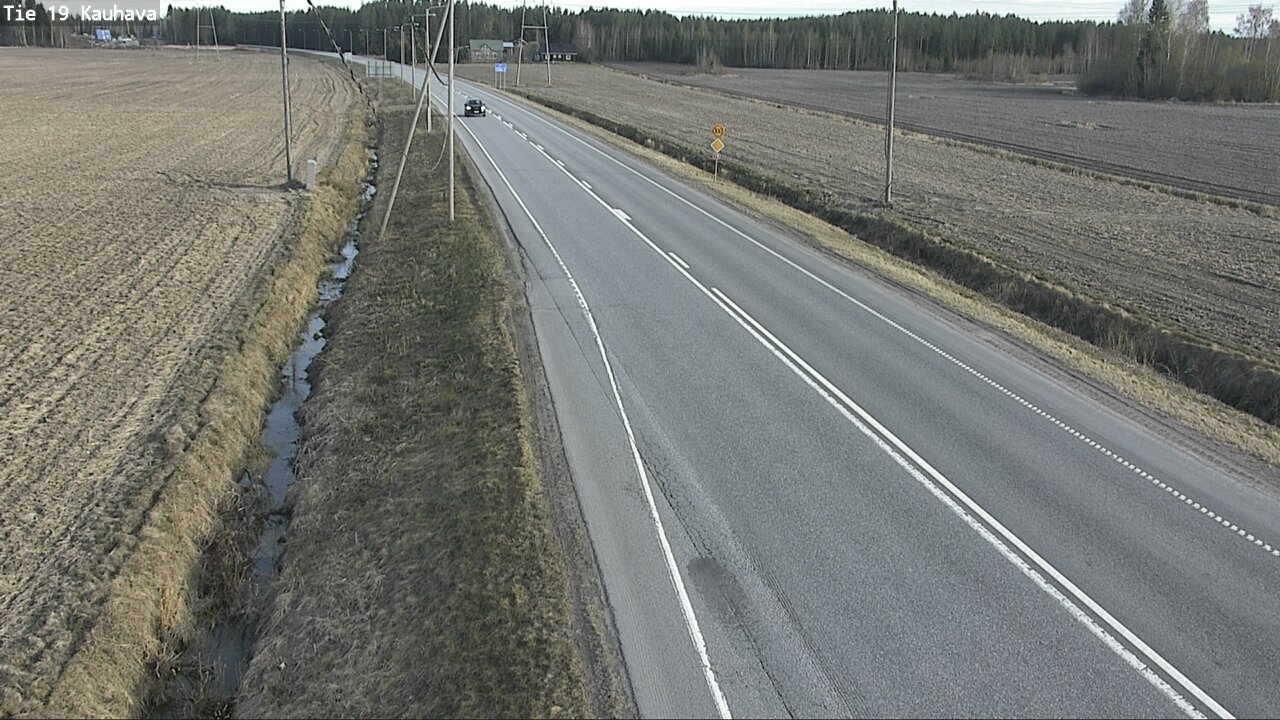 Weather Camera Image Väg 19 Kauhava, Kauhava, Etelä-Pohjanmaa