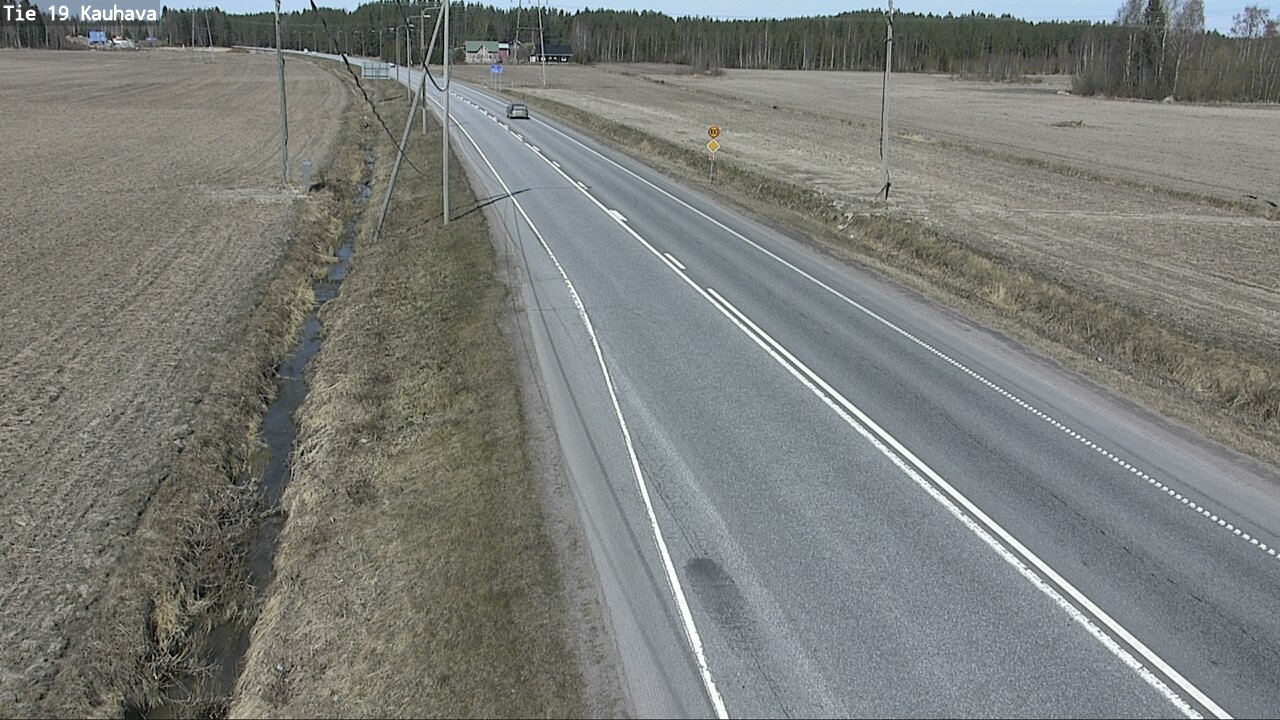 Weather Camera Image Road 19 Kauhava, Kauhava, Etelä-Pohjanmaa