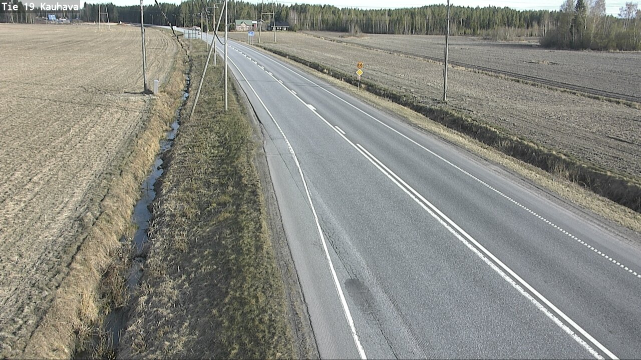Weather Camera Image Road 19 Kauhava, Kauhava, Etelä-Pohjanmaa