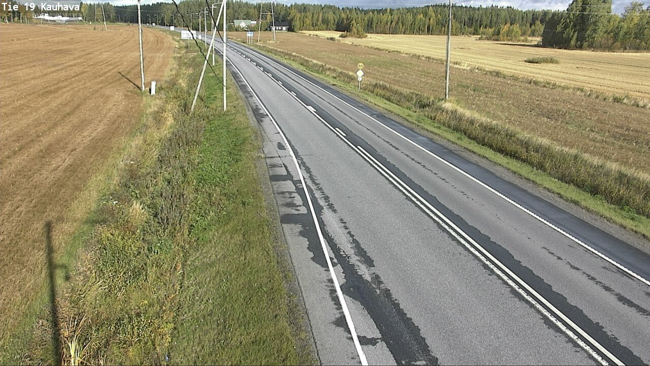 Weather Camera Image Road 19 Kauhava, Kauhava, Etelä-Pohjanmaa