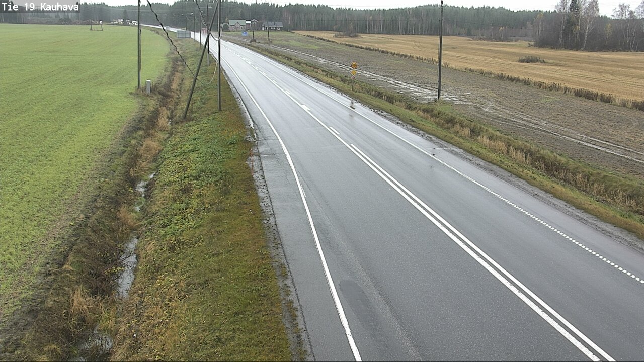 Weather Camera Image Väg 19 Kauhava, Kauhava, Etelä-Pohjanmaa