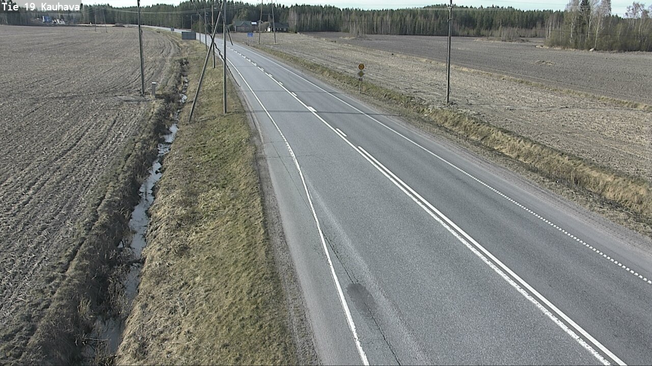 Weather Camera Image Road 19 Kauhava, Kauhava, Etelä-Pohjanmaa