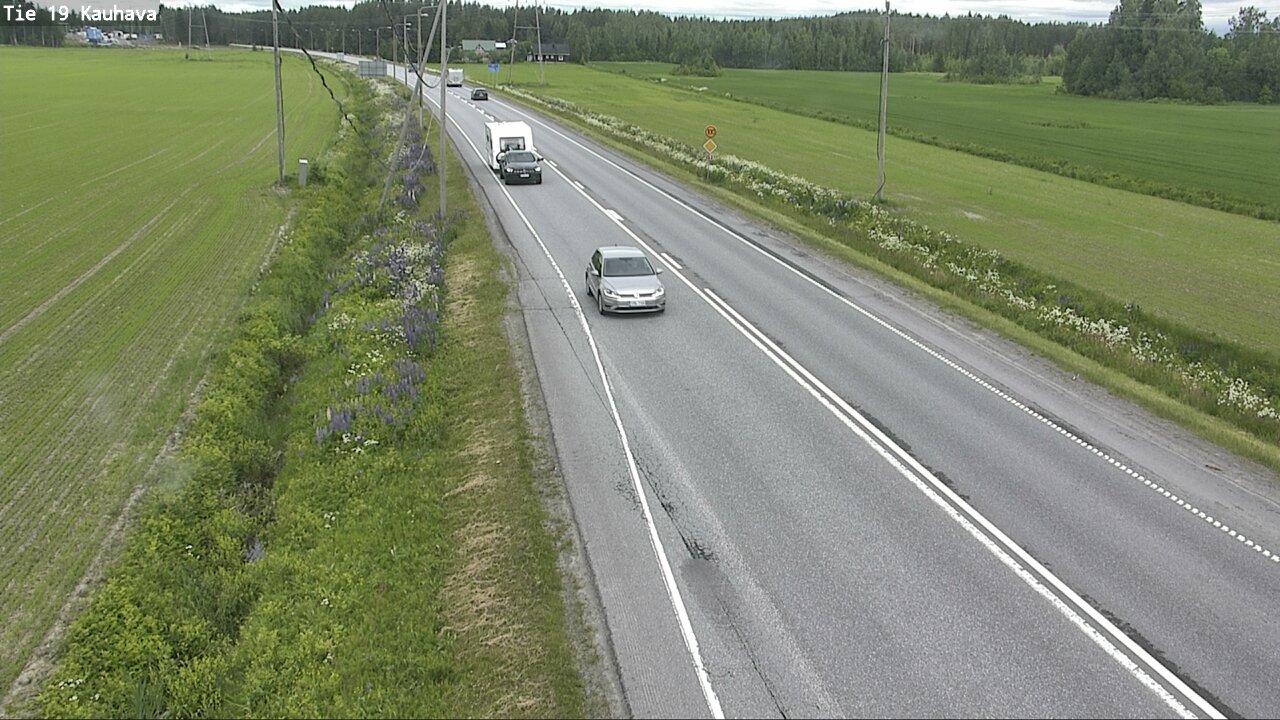 Weather Camera Image Väg 19 Kauhava, Kauhava, Etelä-Pohjanmaa