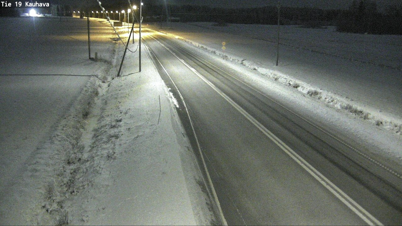 Weather Camera Image Väg 19 Kauhava, Kauhava, Etelä-Pohjanmaa