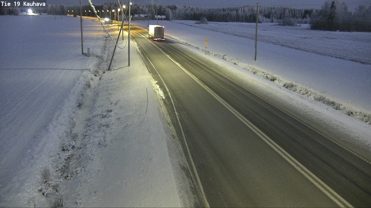 Weather Camera Image Road 19 Kauhava, Kauhava, Etelä-Pohjanmaa