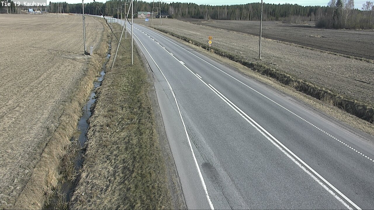 Weather Camera Image Road 19 Kauhava, Kauhava, Etelä-Pohjanmaa