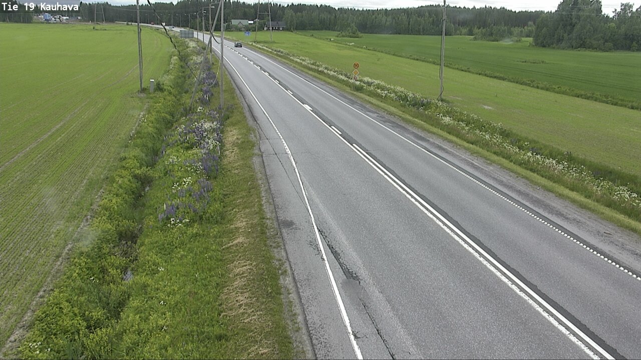Weather Camera Image Väg 19 Kauhava, Kauhava, Etelä-Pohjanmaa