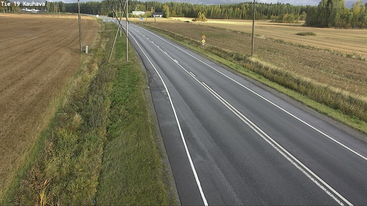 Weather Camera Image Road 19 Kauhava, Kauhava, Etelä-Pohjanmaa