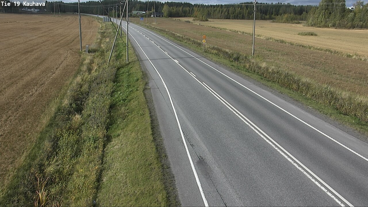 Weather Camera Image Road 19 Kauhava, Kauhava, Etelä-Pohjanmaa