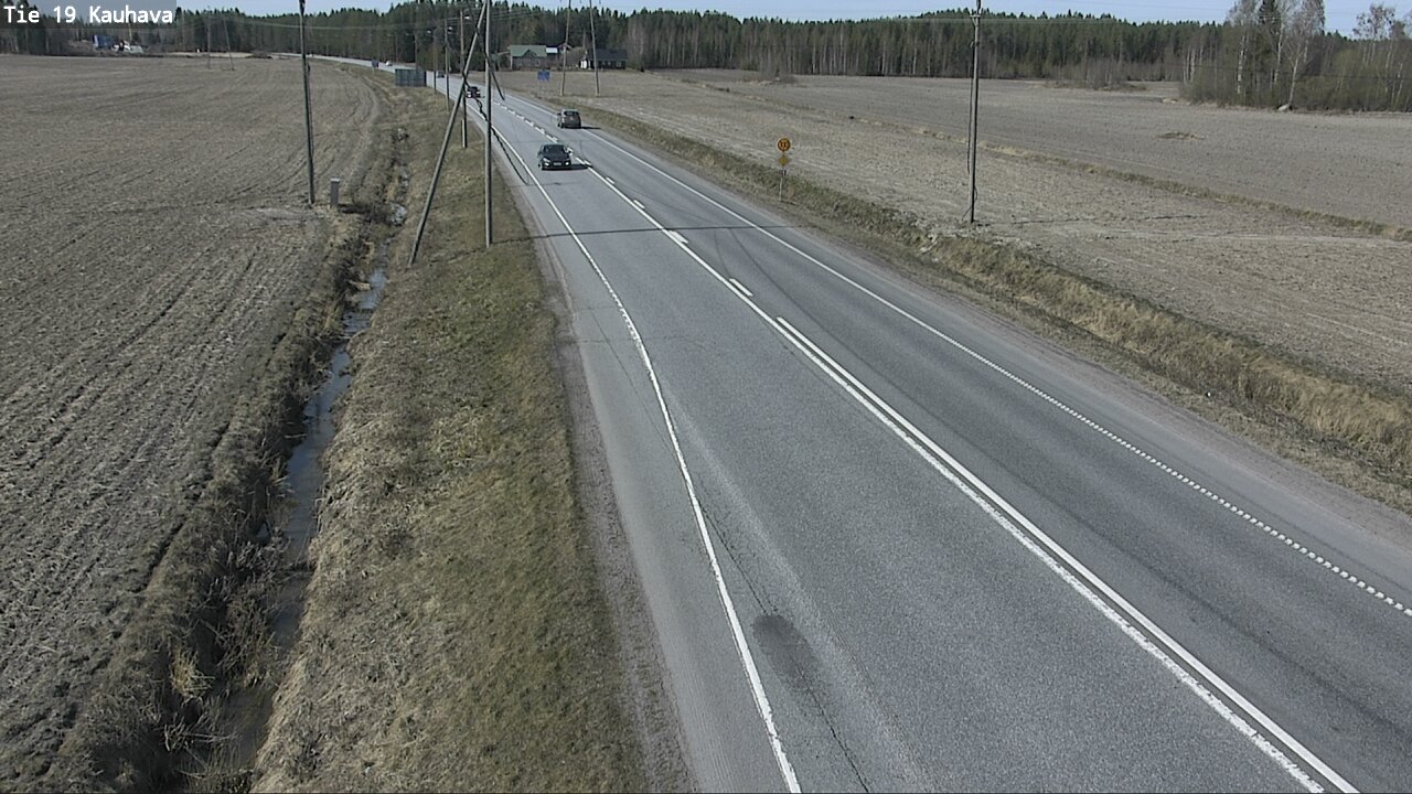 Weather Camera Image Road 19 Kauhava, Kauhava, Etelä-Pohjanmaa