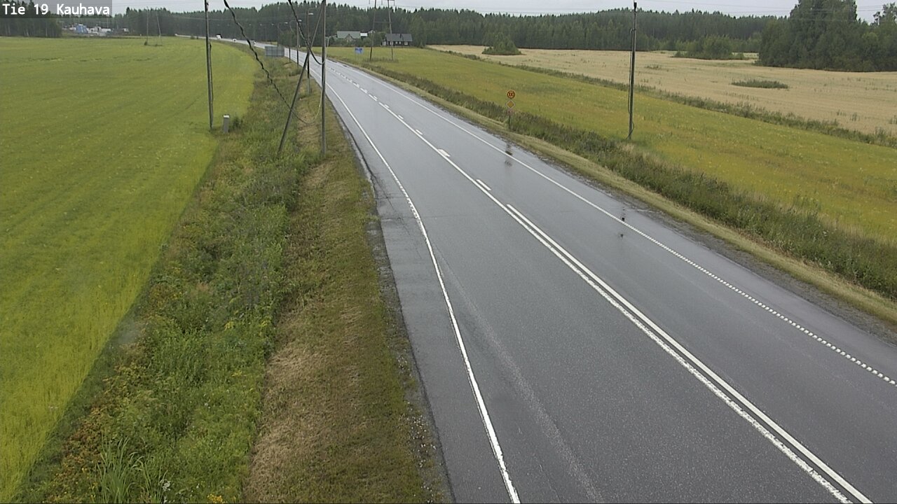 Weather Camera Image Väg 19 Kauhava, Kauhava, Etelä-Pohjanmaa