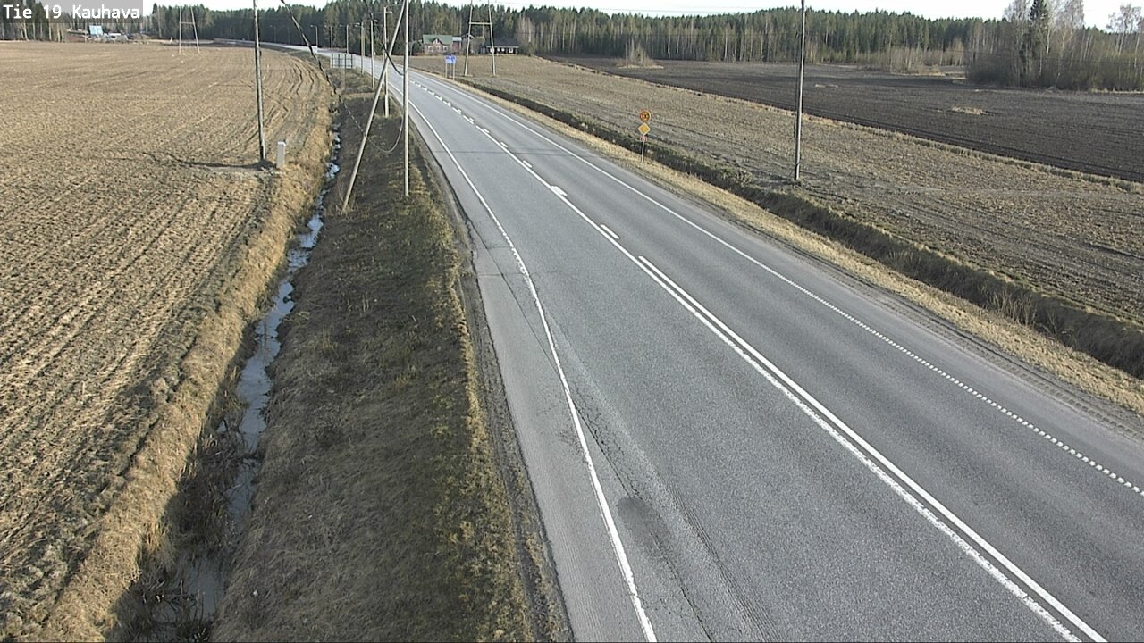 Weather Camera Image Road 19 Kauhava, Kauhava, Etelä-Pohjanmaa