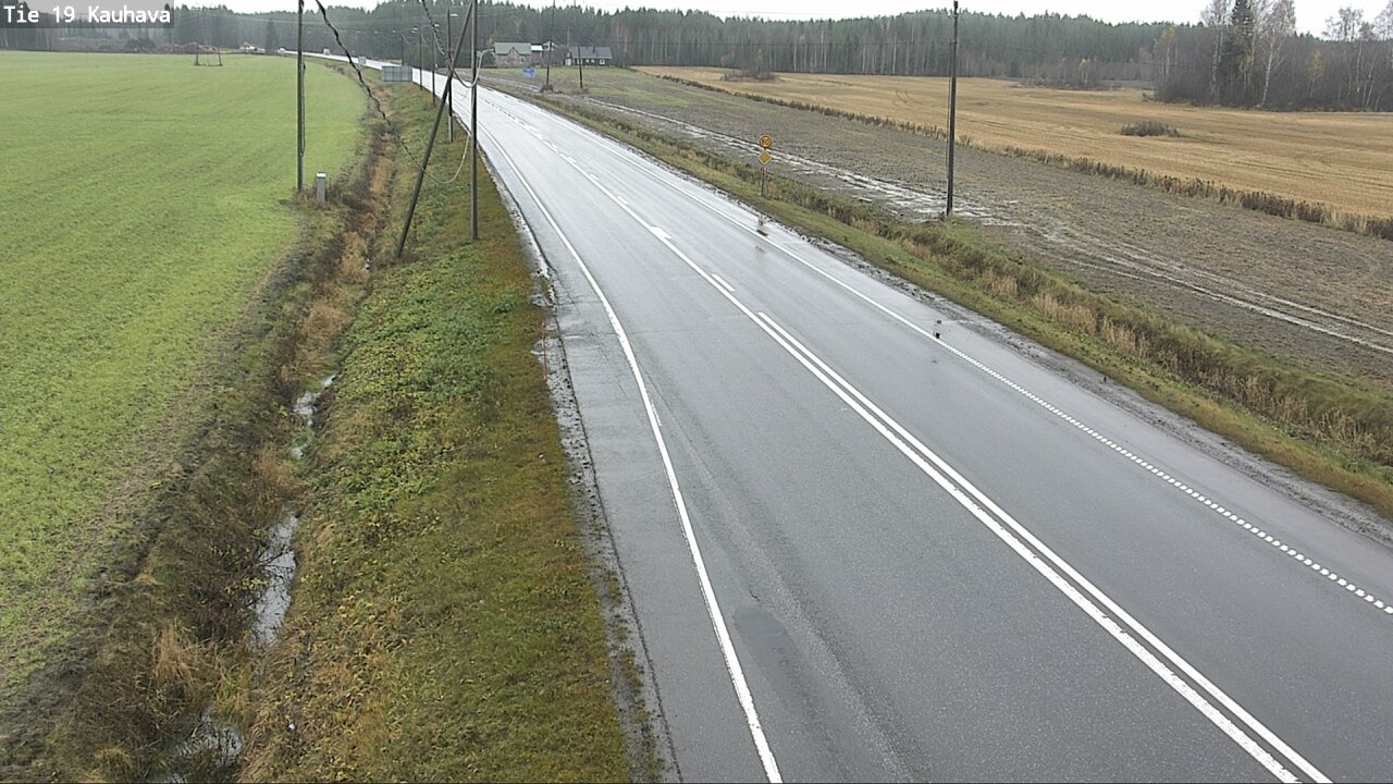 Weather Camera Image Väg 19 Kauhava, Kauhava, Etelä-Pohjanmaa