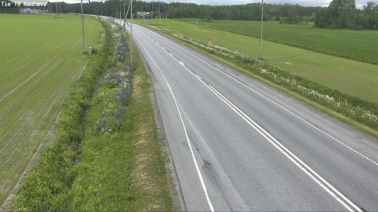 Weather Camera Image Väg 19 Kauhava, Kauhava, Etelä-Pohjanmaa