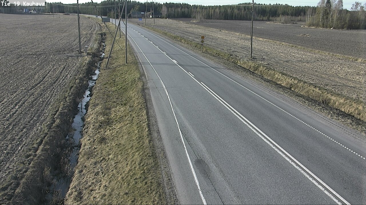 Weather Camera Image Road 19 Kauhava, Kauhava, Etelä-Pohjanmaa