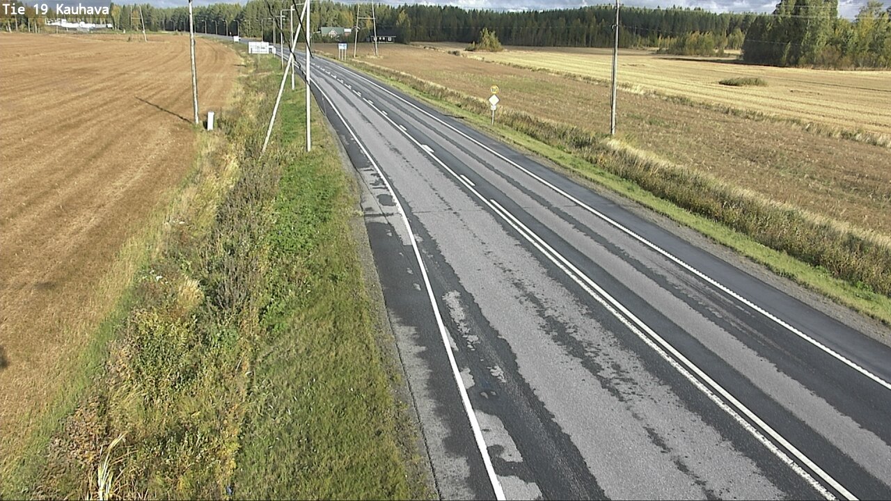 Weather Camera Image Road 19 Kauhava, Kauhava, Etelä-Pohjanmaa