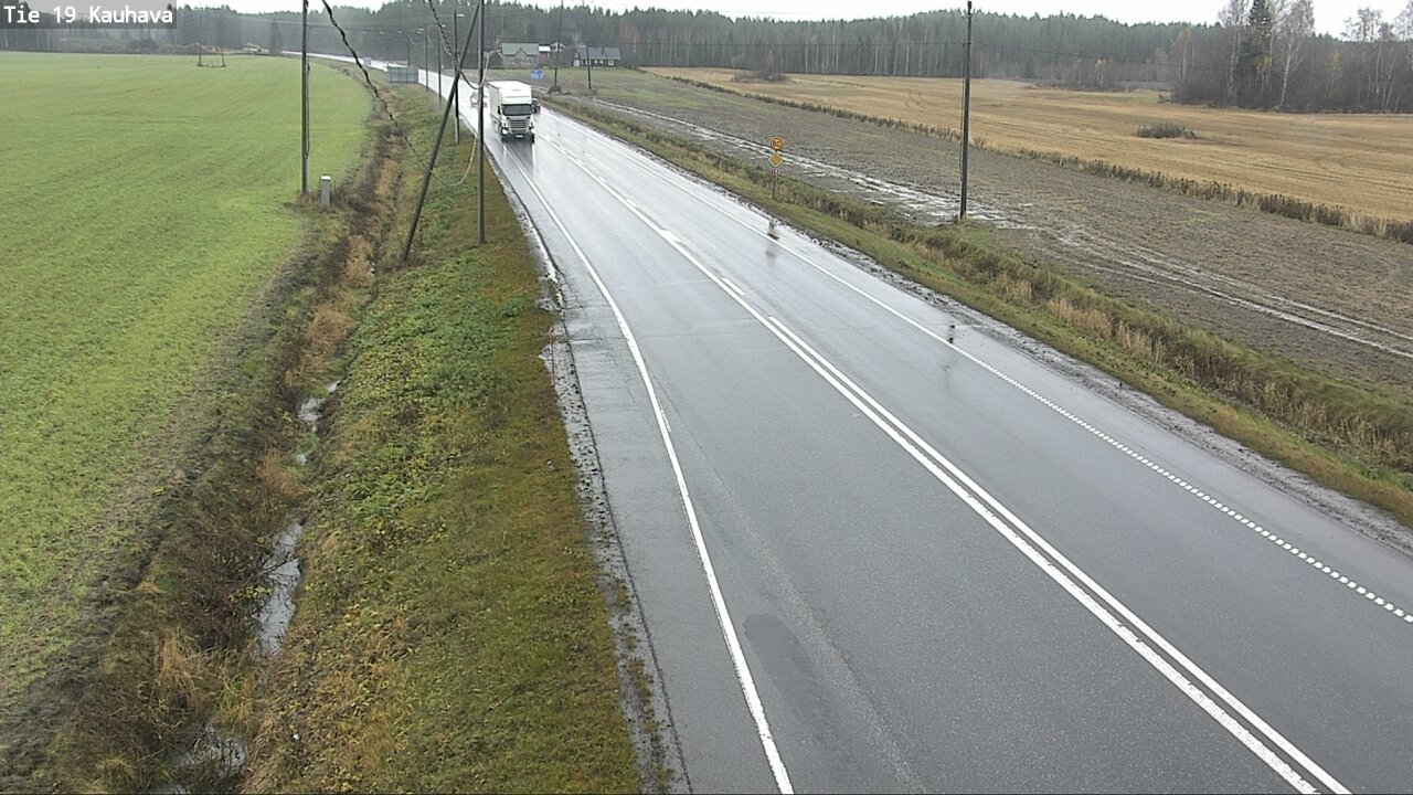 Weather Camera Image Väg 19 Kauhava, Kauhava, Etelä-Pohjanmaa