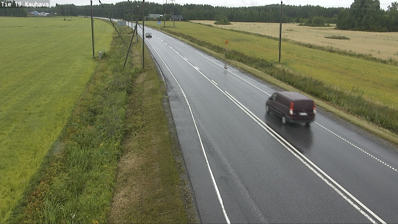 Weather Camera Image Väg 19 Kauhava, Kauhava, Etelä-Pohjanmaa