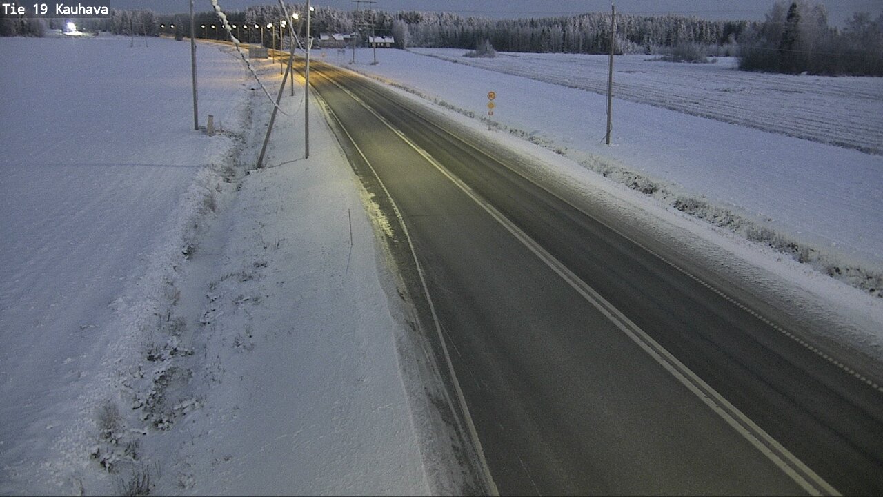 Weather Camera Image Road 19 Kauhava, Kauhava, Etelä-Pohjanmaa