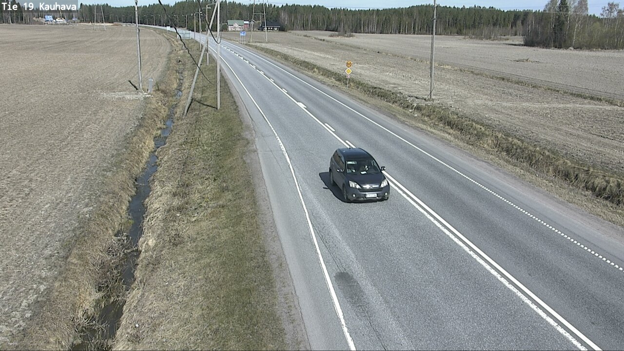 Weather Camera Image Road 19 Kauhava, Kauhava, Etelä-Pohjanmaa