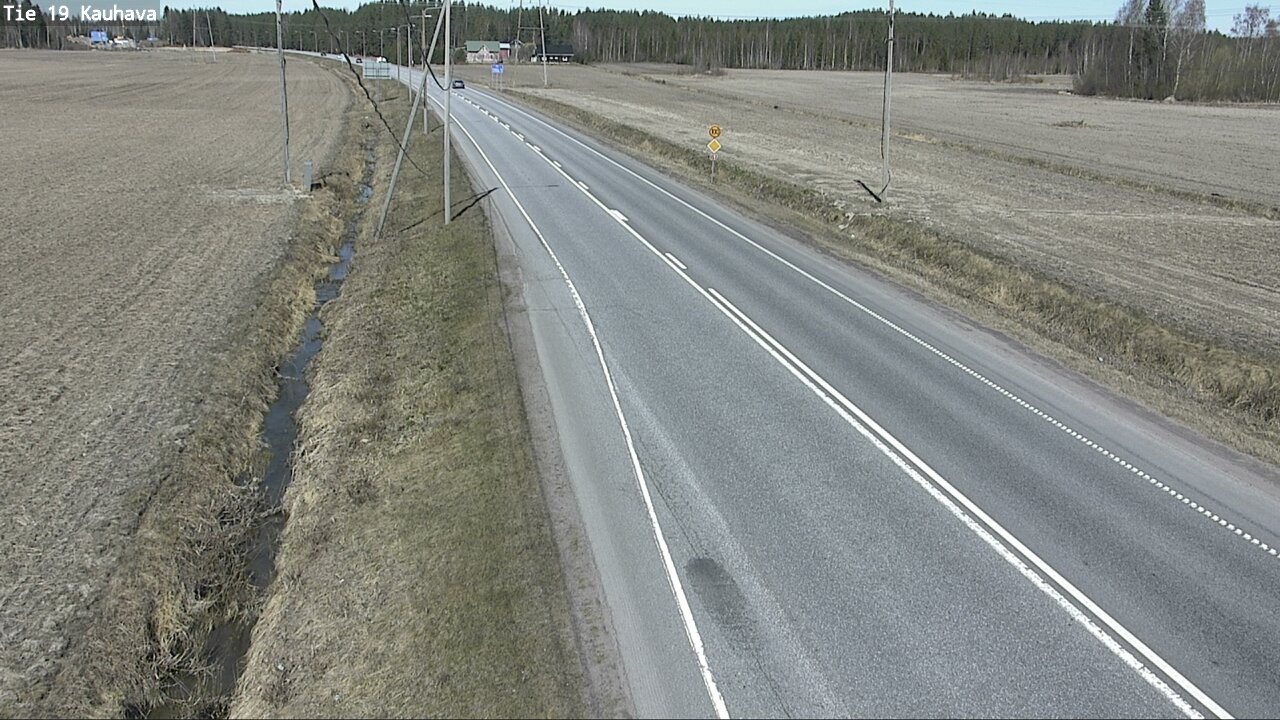 Weather Camera Image Road 19 Kauhava, Kauhava, Etelä-Pohjanmaa
