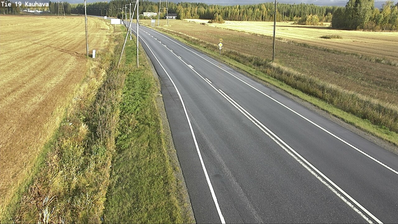 Weather Camera Image Road 19 Kauhava, Kauhava, Etelä-Pohjanmaa