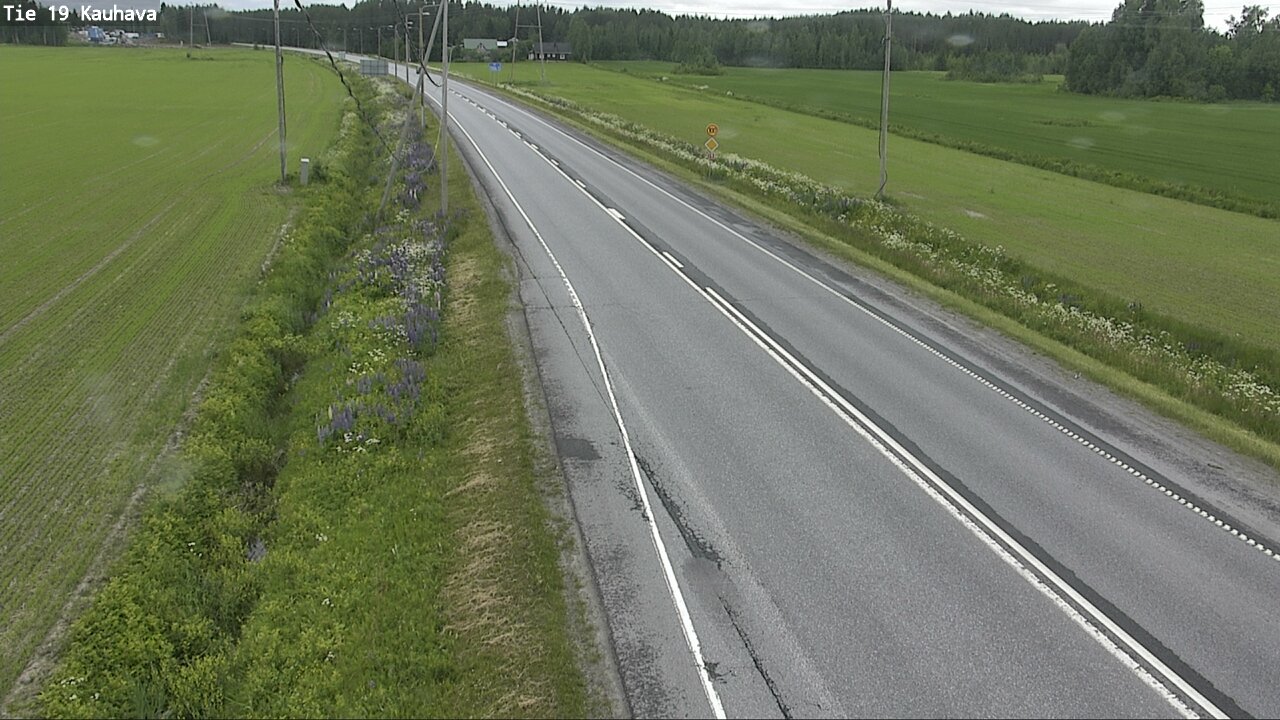 Weather Camera Image Väg 19 Kauhava, Kauhava, Etelä-Pohjanmaa