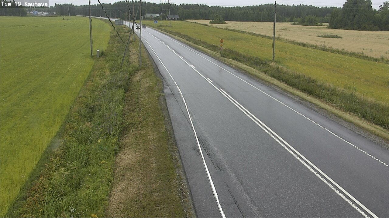 Weather Camera Image Väg 19 Kauhava, Kauhava, Etelä-Pohjanmaa