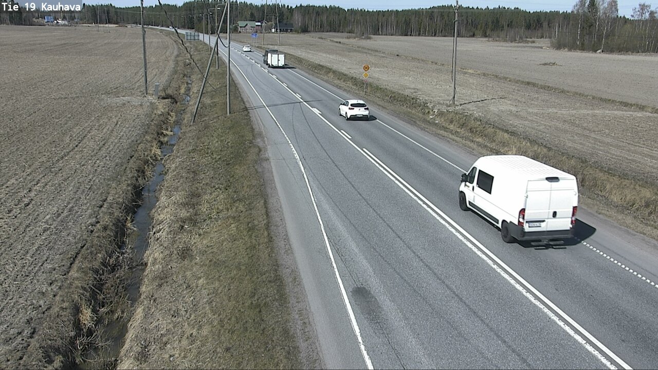 Weather Camera Image Road 19 Kauhava, Kauhava, Etelä-Pohjanmaa