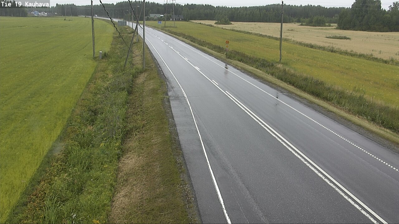 Weather Camera Image Väg 19 Kauhava, Kauhava, Etelä-Pohjanmaa