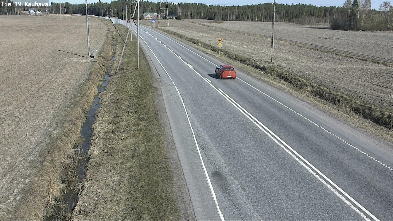 Weather Camera Image Road 19 Kauhava, Kauhava, Etelä-Pohjanmaa