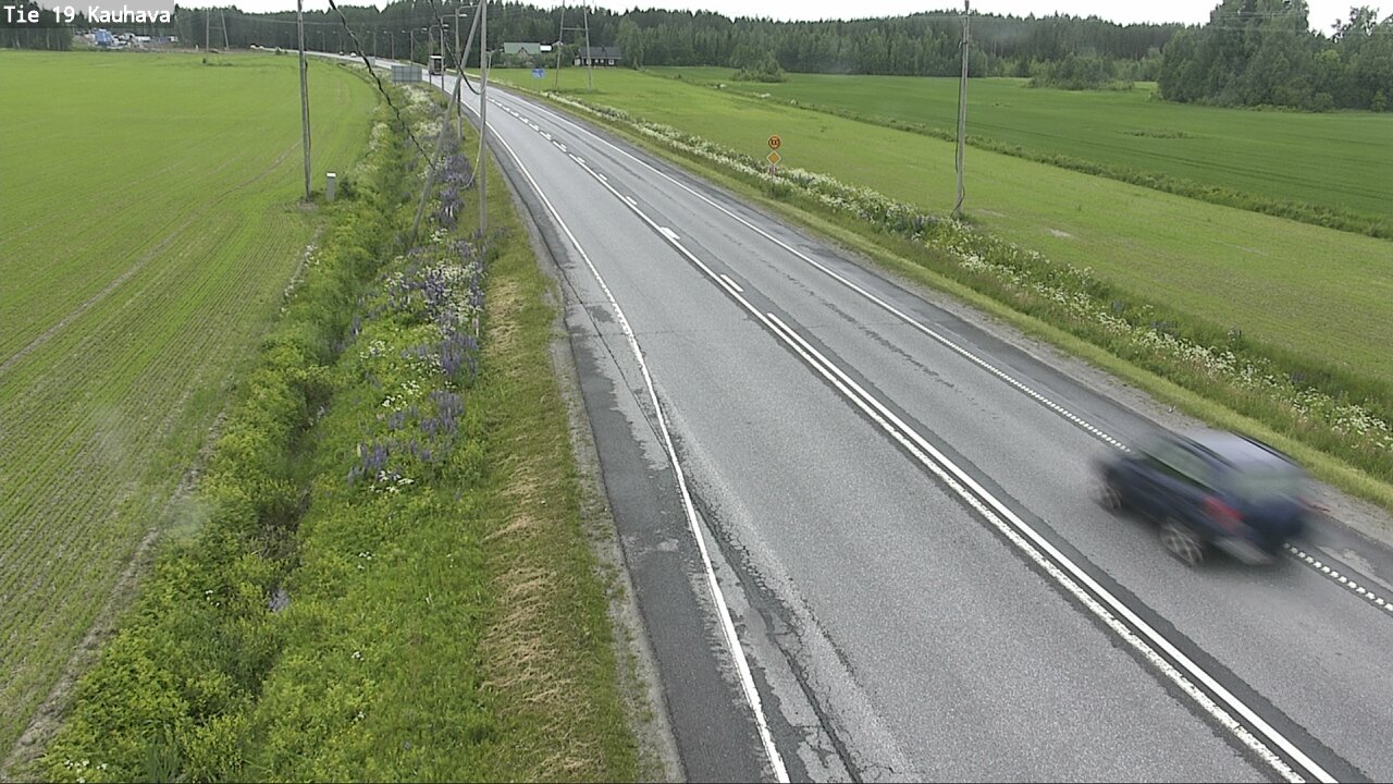 Weather Camera Image Väg 19 Kauhava, Kauhava, Etelä-Pohjanmaa