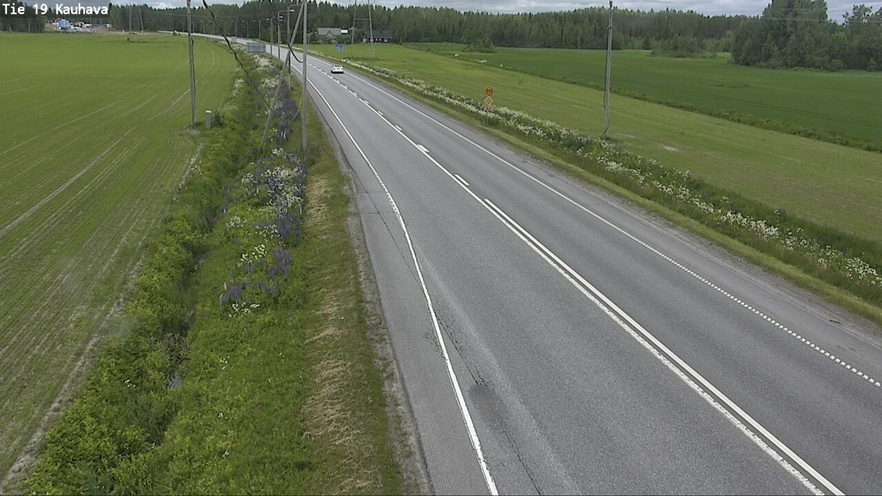 Weather Camera Image Väg 19 Kauhava, Kauhava, Etelä-Pohjanmaa