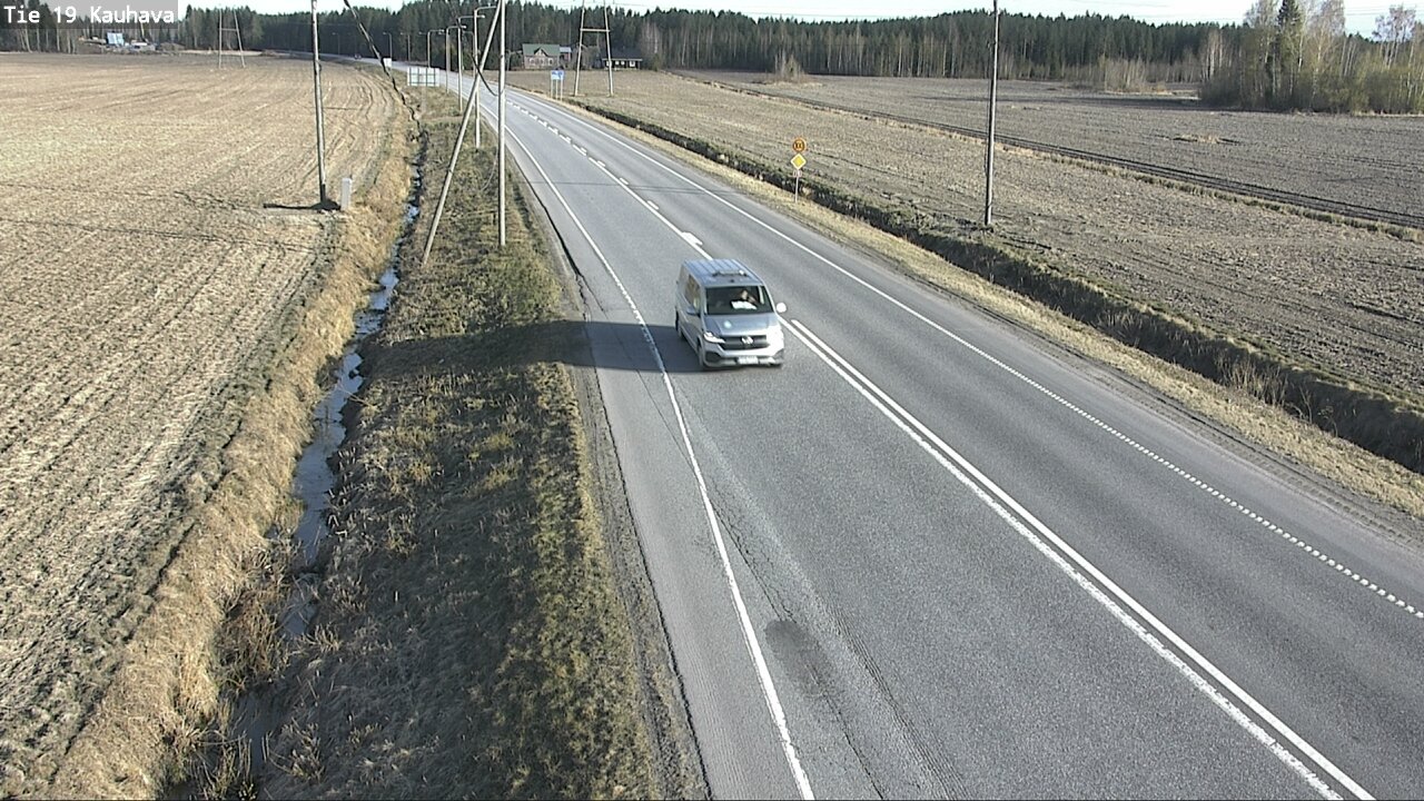 Weather Camera Image Väg 19 Kauhava, Kauhava, Etelä-Pohjanmaa
