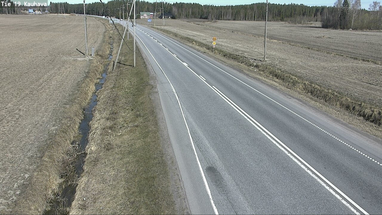Weather Camera Image Road 19 Kauhava, Kauhava, Etelä-Pohjanmaa