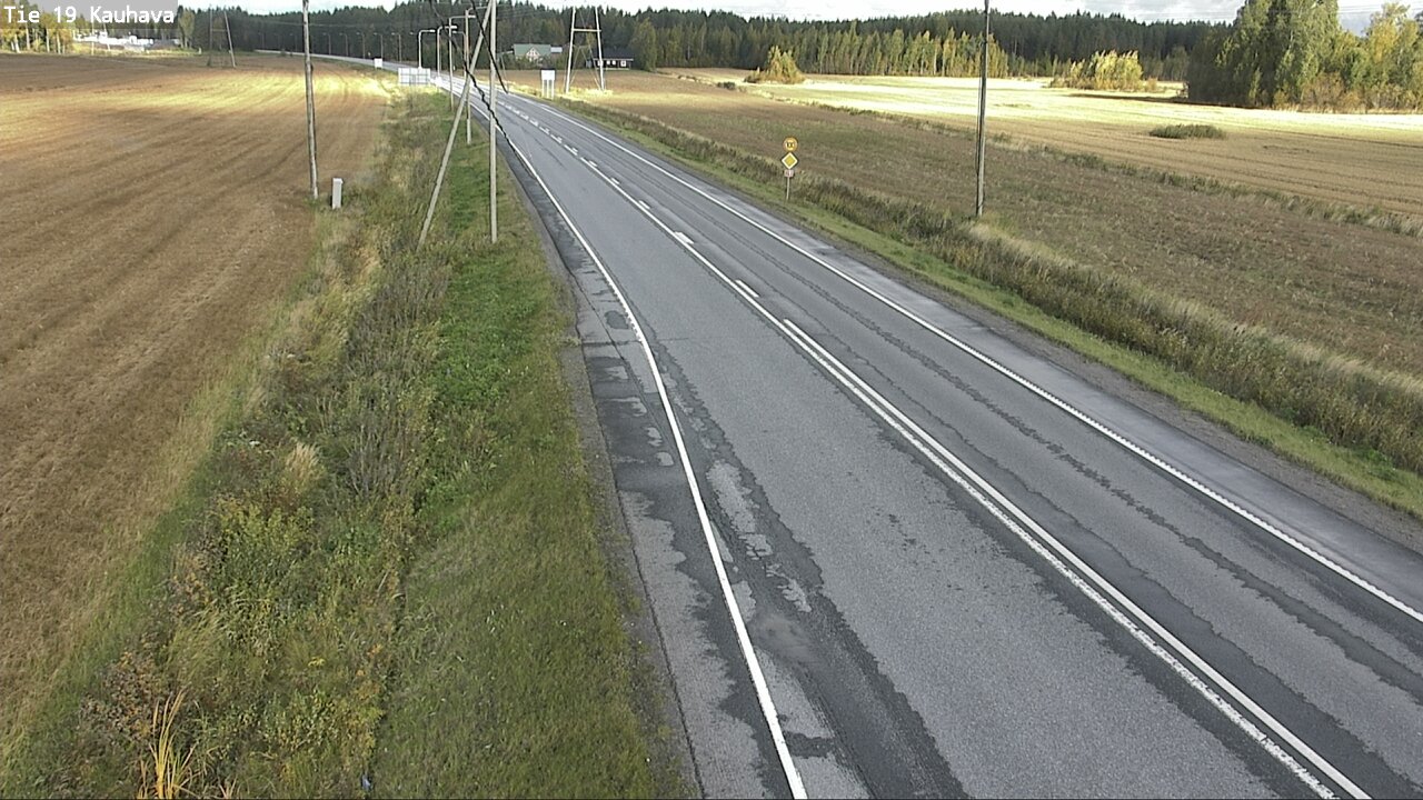 Weather Camera Image Road 19 Kauhava, Kauhava, Etelä-Pohjanmaa