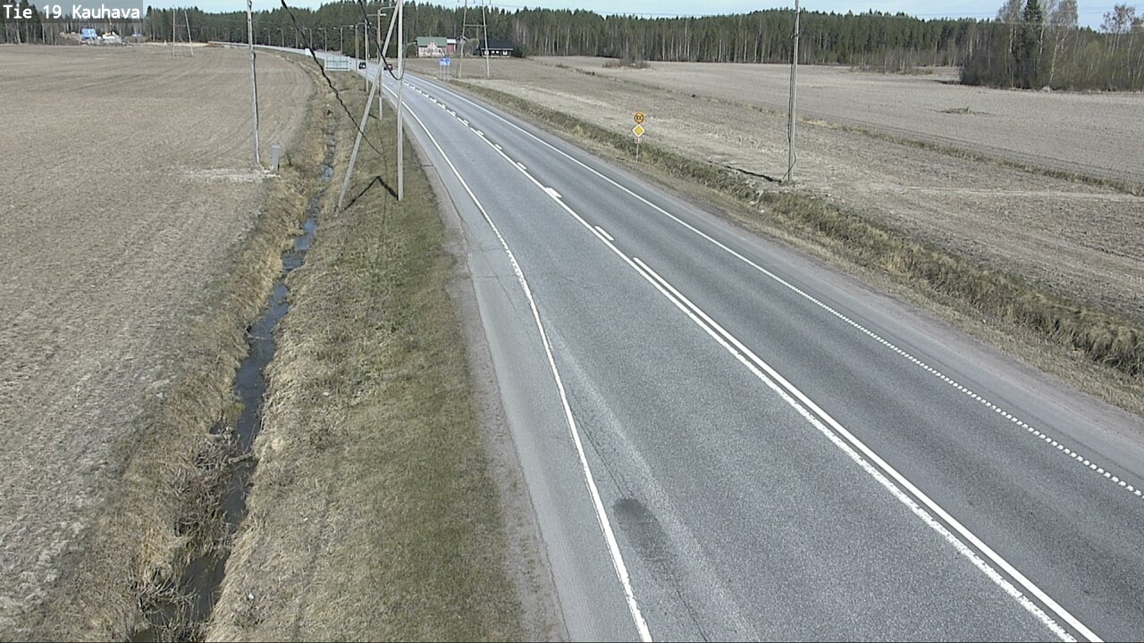 Weather Camera Image Road 19 Kauhava, Kauhava, Etelä-Pohjanmaa