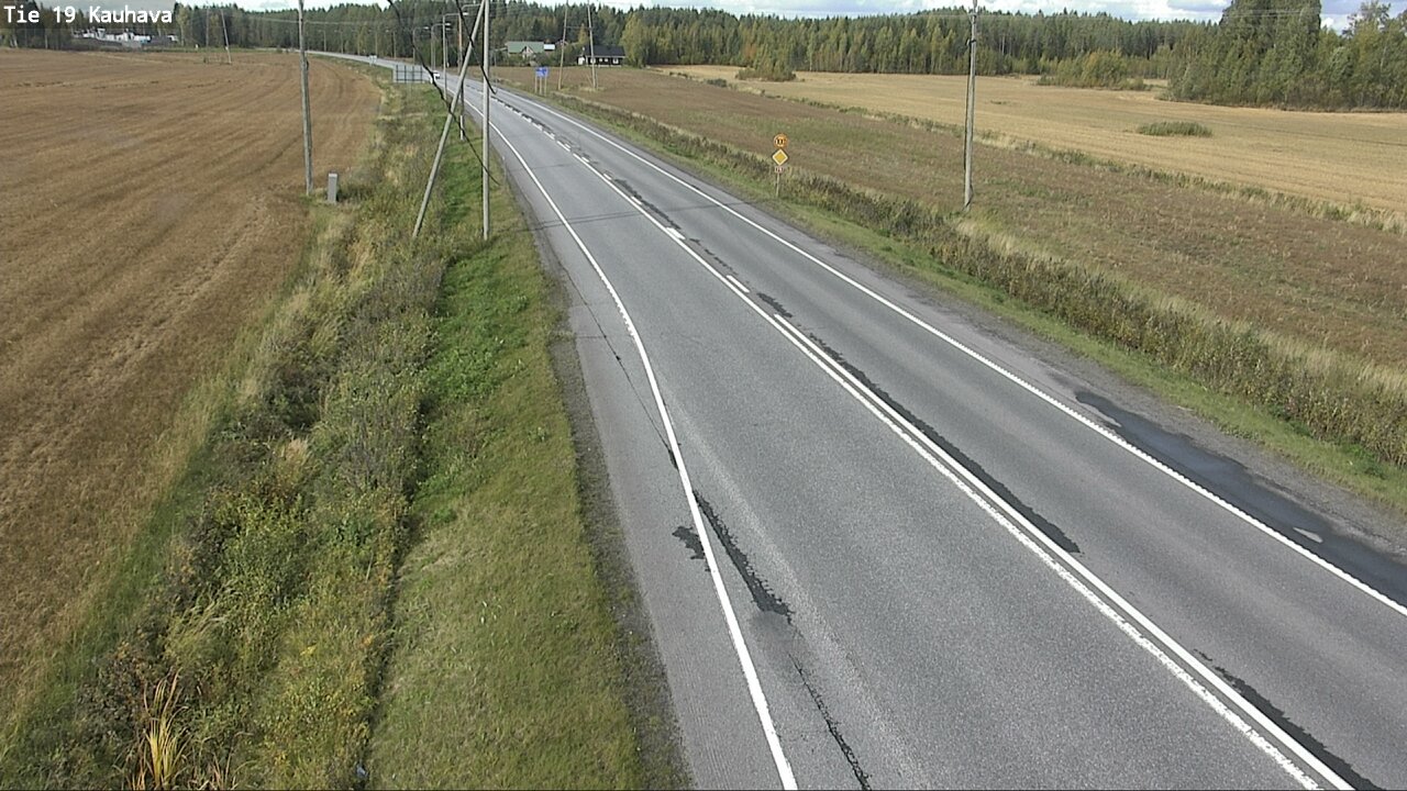 Weather Camera Image Road 19 Kauhava, Kauhava, Etelä-Pohjanmaa
