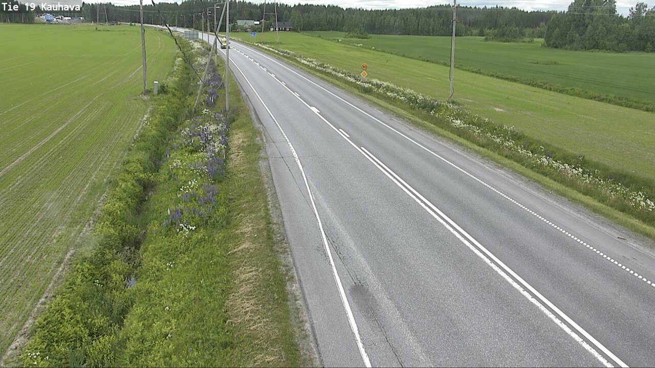 Weather Camera Image Väg 19 Kauhava, Kauhava, Etelä-Pohjanmaa