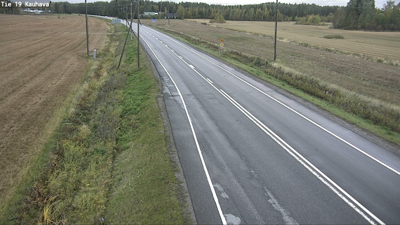 Weather Camera Image Road 19 Kauhava, Kauhava, Etelä-Pohjanmaa