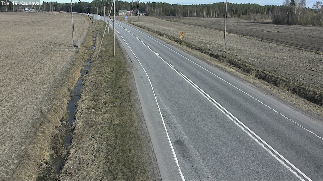 Weather Camera Image Road 19 Kauhava, Kauhava, Etelä-Pohjanmaa