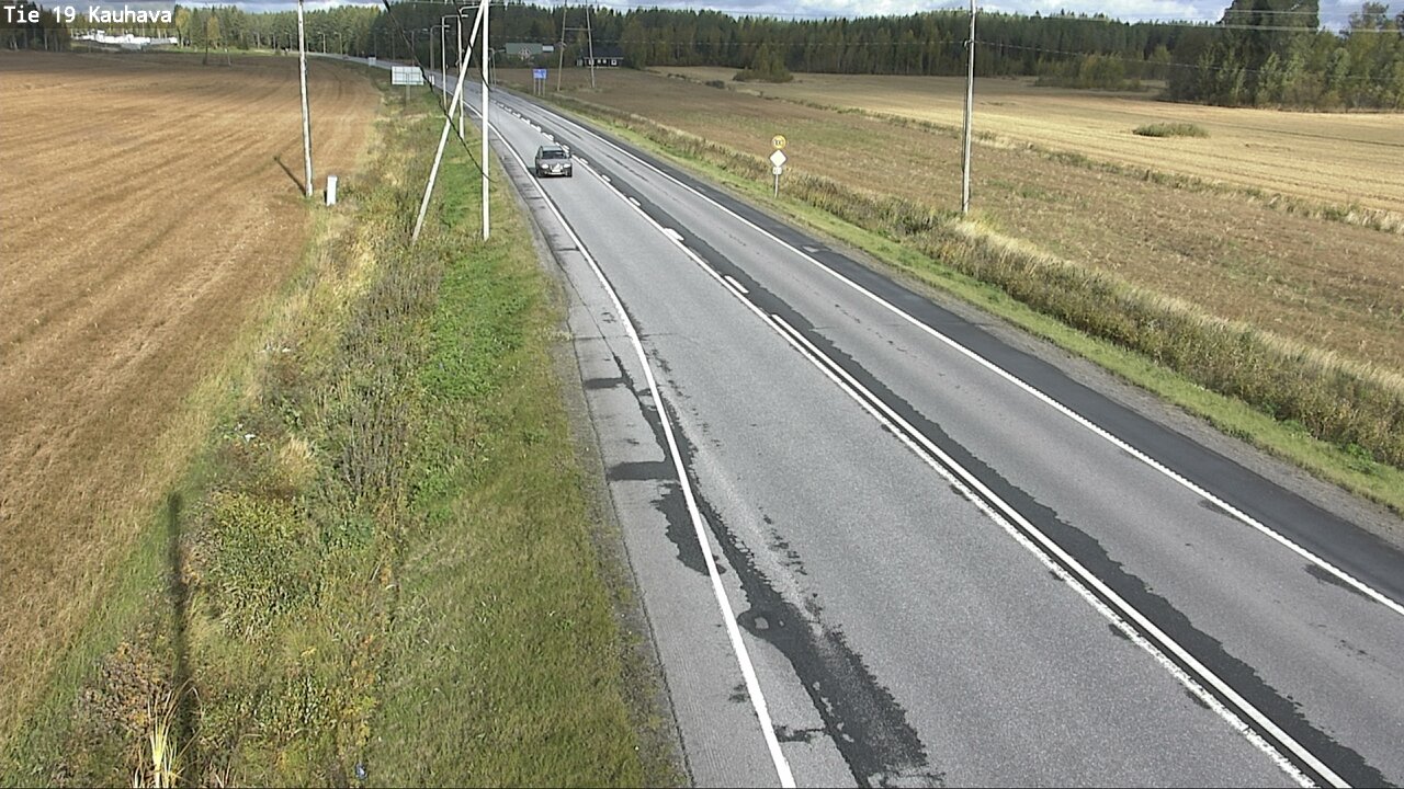 Weather Camera Image Road 19 Kauhava, Kauhava, Etelä-Pohjanmaa
