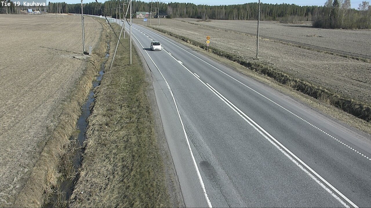 Weather Camera Image Road 19 Kauhava, Kauhava, Etelä-Pohjanmaa