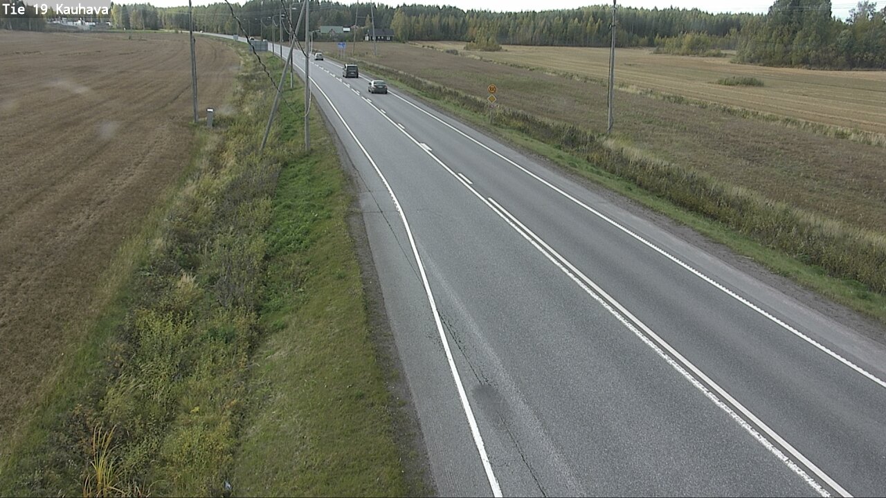 Weather Camera Image Road 19 Kauhava, Kauhava, Etelä-Pohjanmaa