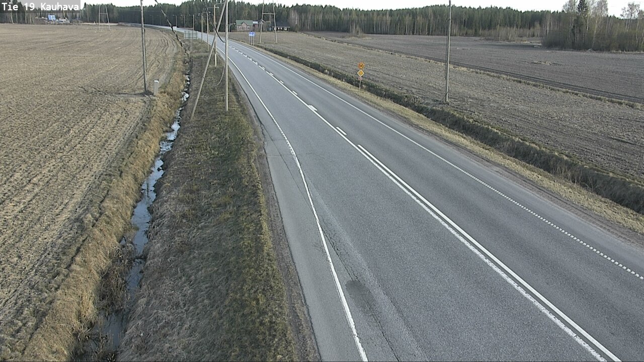 Weather Camera Image Väg 19 Kauhava, Kauhava, Etelä-Pohjanmaa