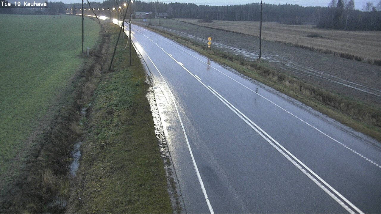 Weather Camera Image Väg 19 Kauhava, Kauhava, Etelä-Pohjanmaa