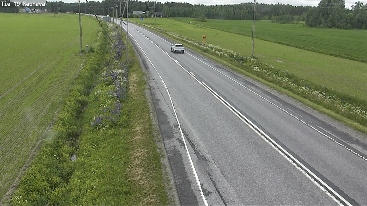 Weather Camera Image Väg 19 Kauhava, Kauhava, Etelä-Pohjanmaa