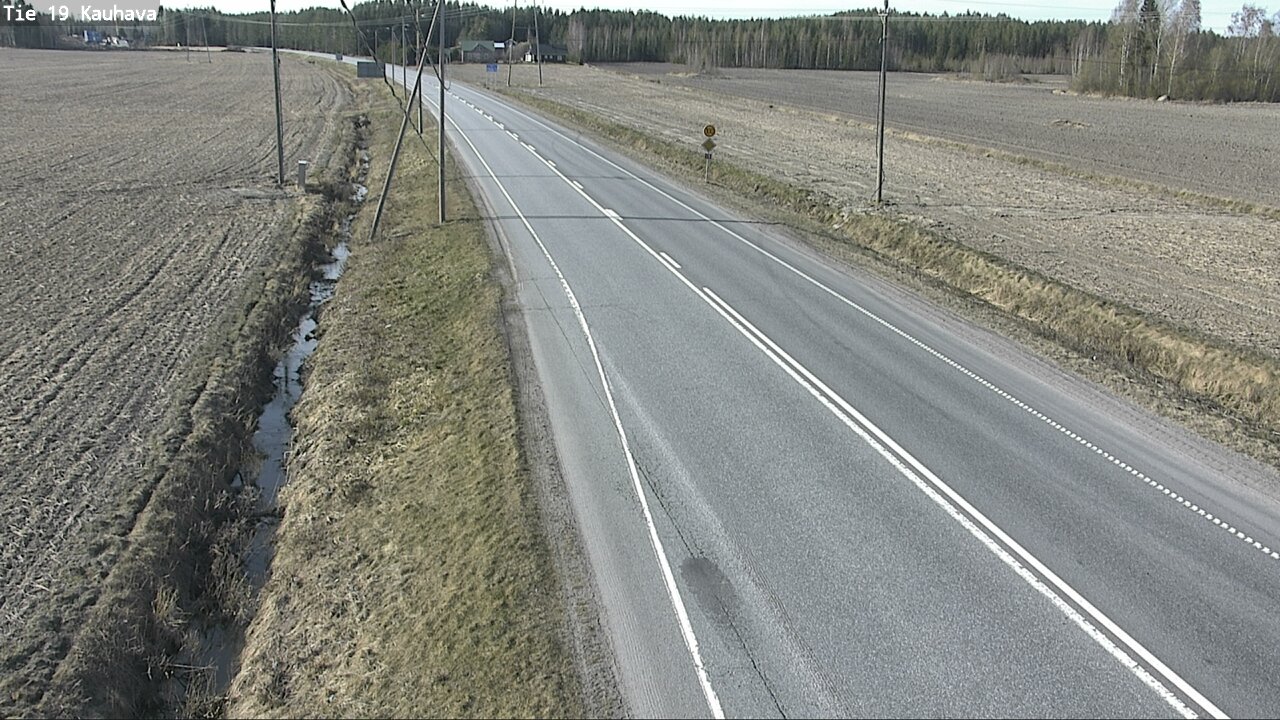 Weather Camera Image Road 19 Kauhava, Kauhava, Etelä-Pohjanmaa