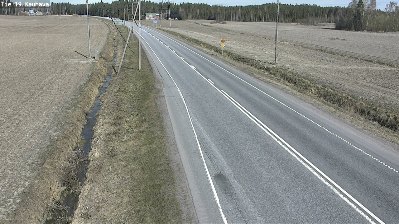 Weather Camera Image Road 19 Kauhava, Kauhava, Etelä-Pohjanmaa